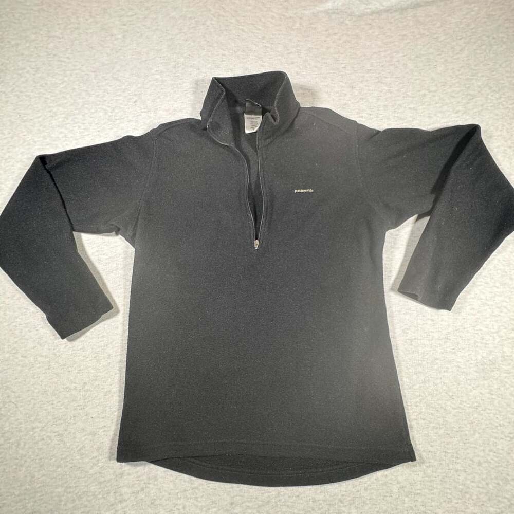Patagonia Capilene Fleece Quarter Zip Pullover Black